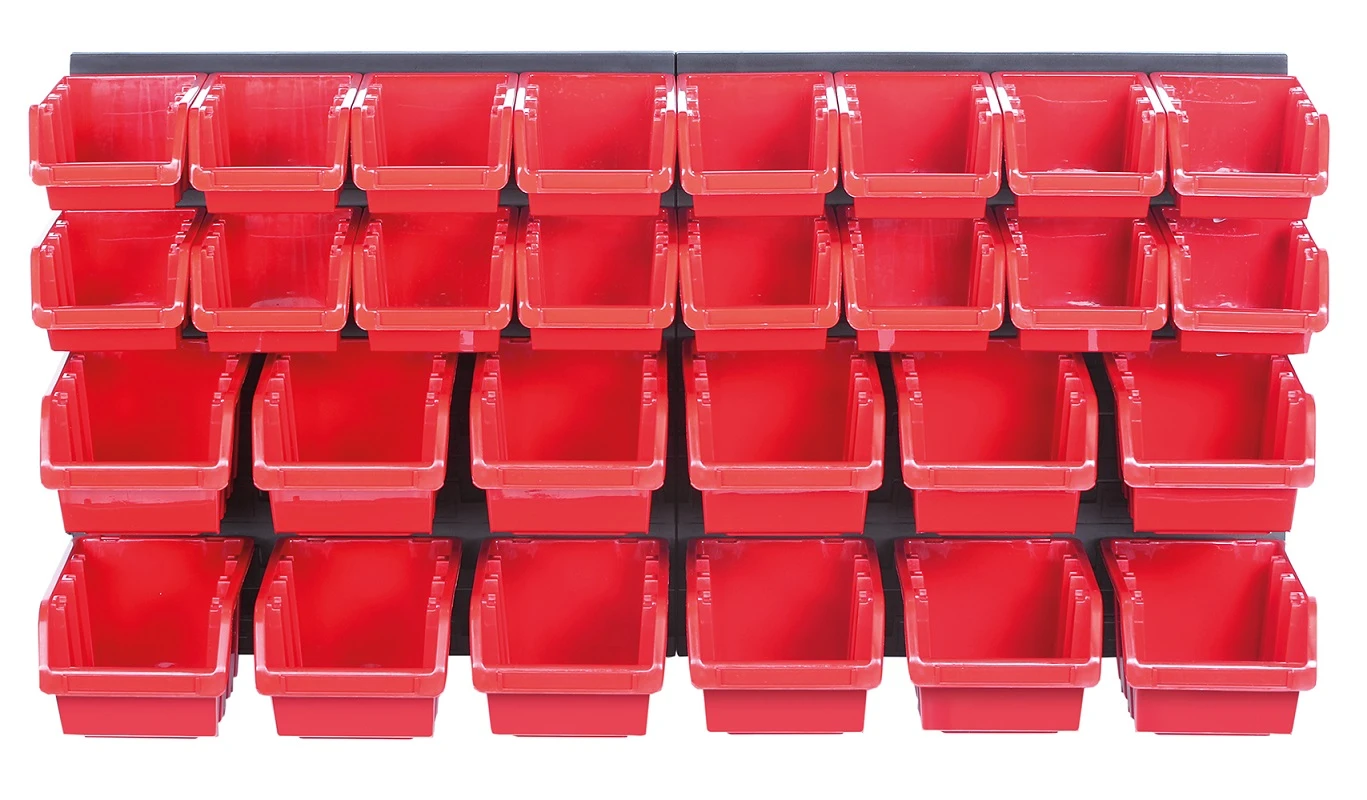 Панель підвісна з набором контейнерів для зберігання Kistenberg KOR1, 2 панелі 38.6х1.8х39см, 28 кон