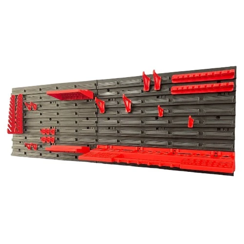 Панель підвісна з набором гачків та полиць Kistenberg KS_kit14, 2 панелі 57.6х1.8х39см, 20 гічків, 3