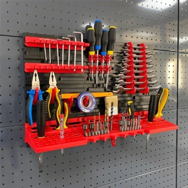 Панель підвісна з набором гачків та полиць Kistenberg KS_kit3, панель 57.6х1.8х39см, 20 гічків, 1 по - 2