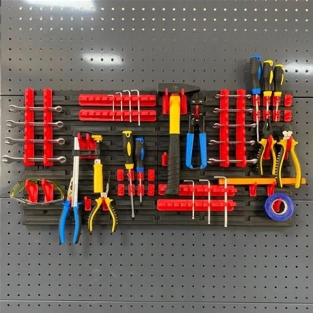 Панель підвісна з набором гачків Kistenberg KS_kit5, 2 панелі 38.6х1.8х39см, 20 гачків, пластик - 2