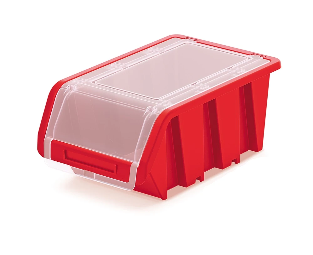 Контейнер для зберігання з кришкою Kistenberg TRUCK PLUS, червоний, 19.5х12х9см, пластик, червоний