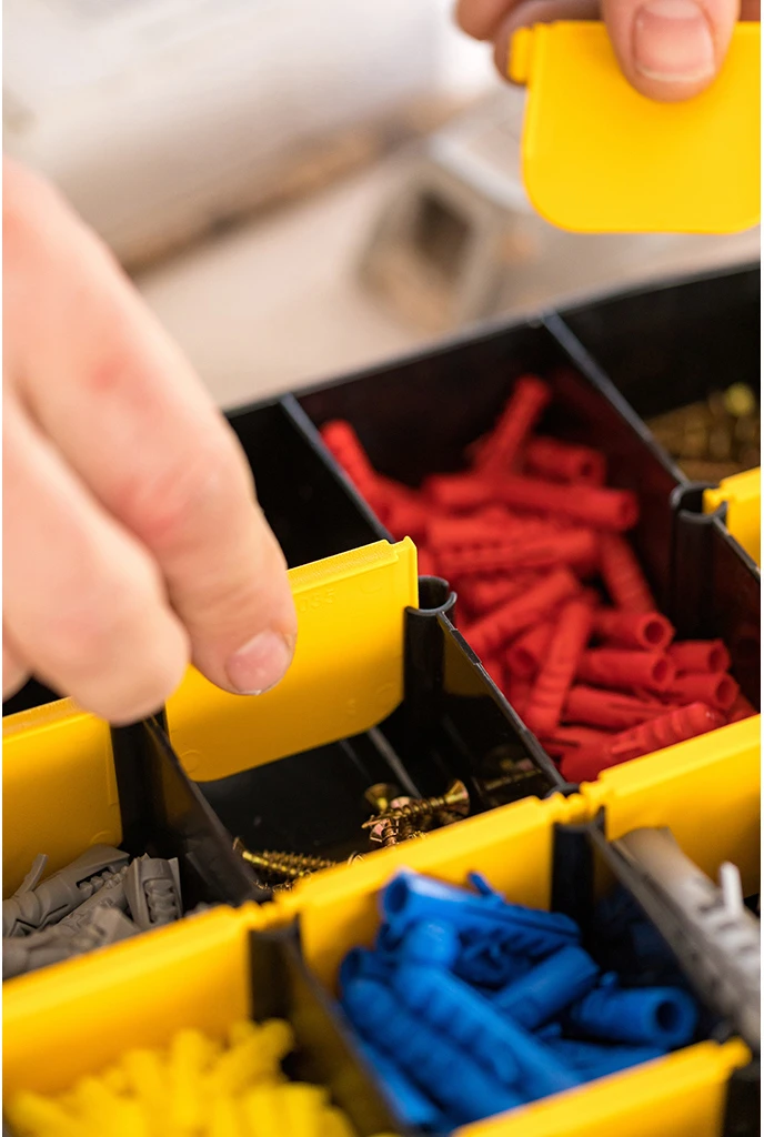 Органайзер Stanley, 22 відділеня, регульовані перегородки, 4.8х35.7х22.9см, пластик - 2