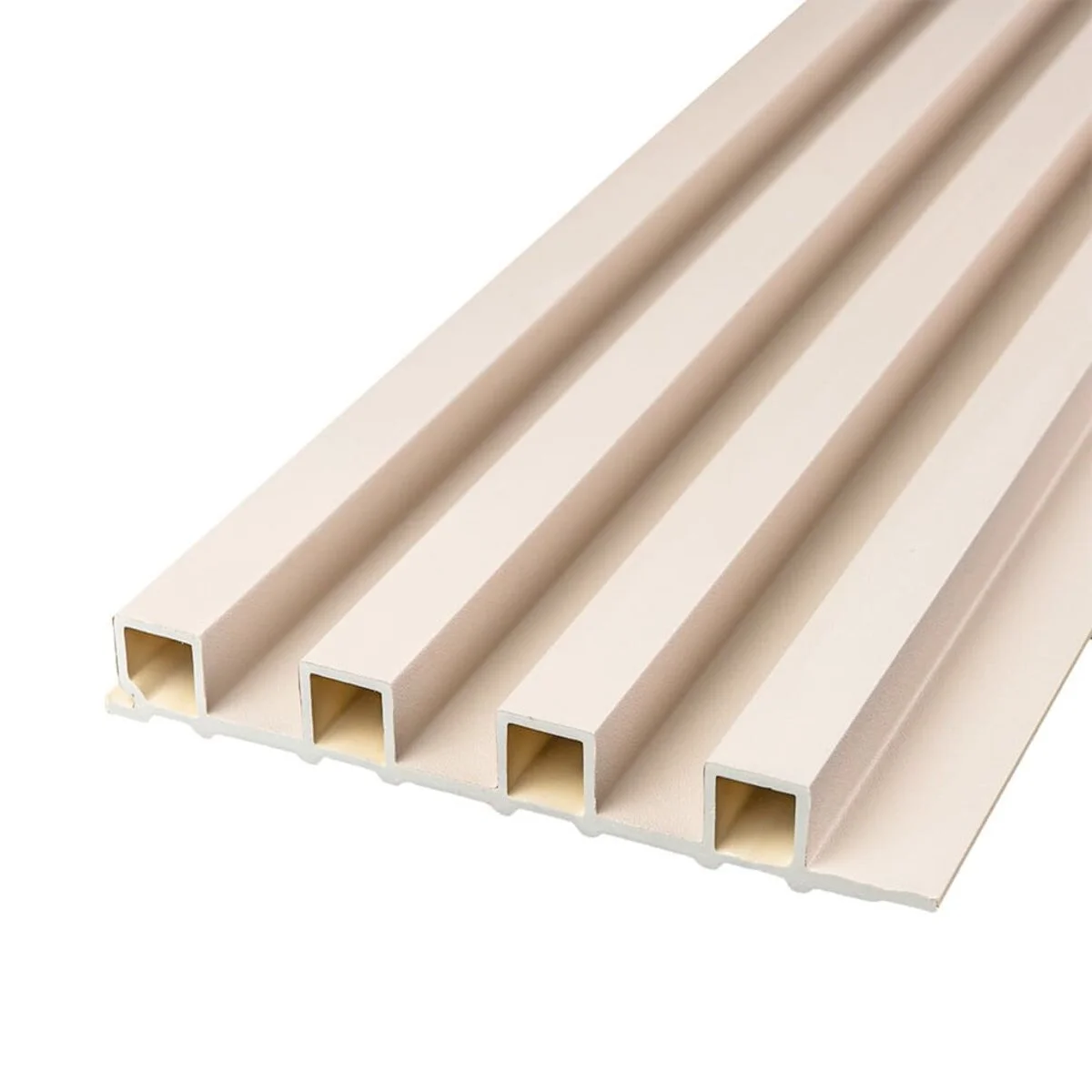 Рейка декоративная WPC стеновая 3000х160х23мм Молочный SW-00001858