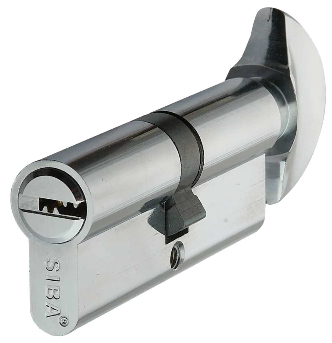 SIBA Циліндр 90 мм (45x45Т) кл-пов 5 кл. хром 12190/ВТК