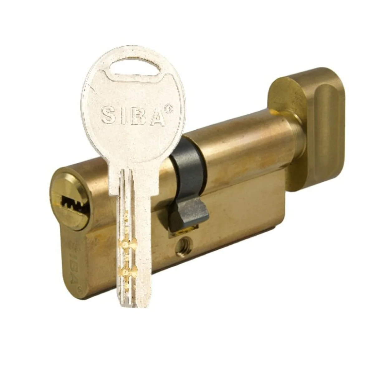 SIBA Циліндр 90 мм (50х40Т) кл-пов 5 кл. жовтий 12190/BT - 2