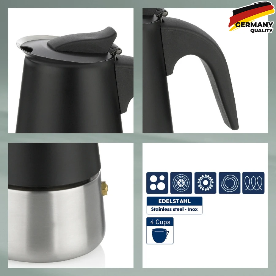 10898 Кавоварка гейзерна KELA Ferrara, 200 мл (10898) - 2