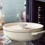 Сотейник чавунний з кришкою KitchenAid, 26 см, 2,77 л, мигдальний крем - 3