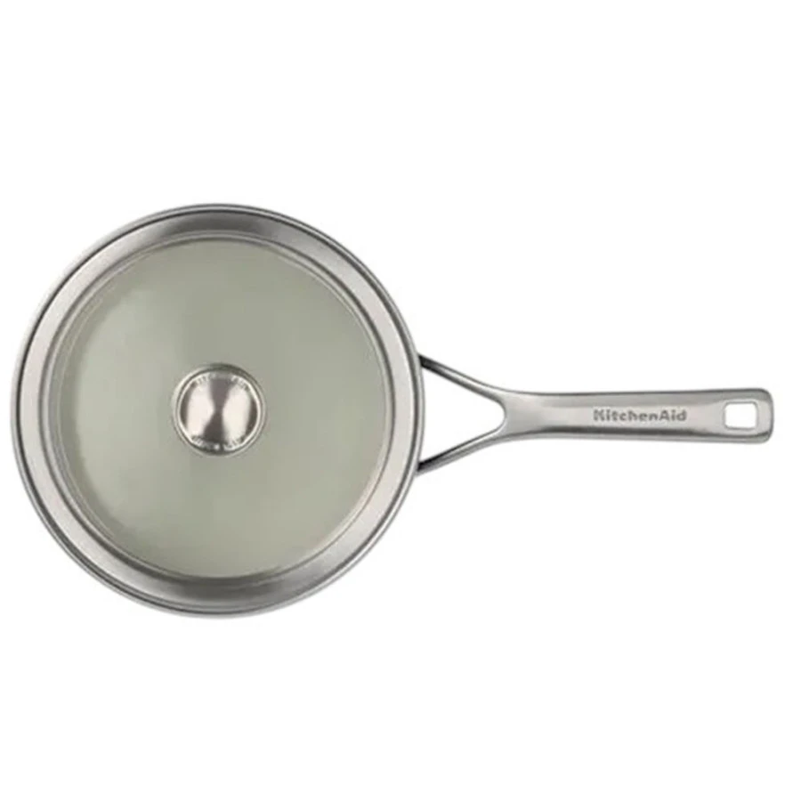 Ківш з кришкою KitchenAid Steel Core, 18 см, 2 л, матовий чорний - 3