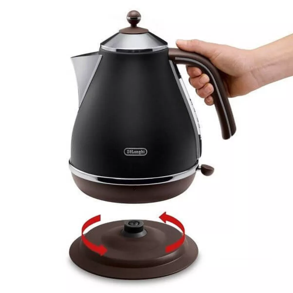 0210110026 Електрочайник DeLonghi KBOV 2001 BK - 3
