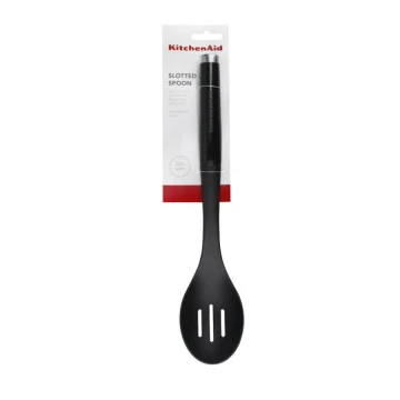 Ложка для сервірування з прорізами KitchenAid Classic, 34 см, чорний (KCG004OHOBE) - 2