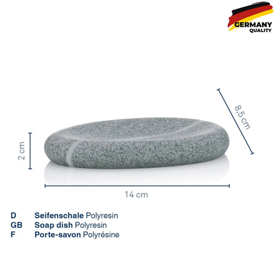 20255 Мыльница KELA Talus, серая, 14х8.5х2 см (20255) - 2