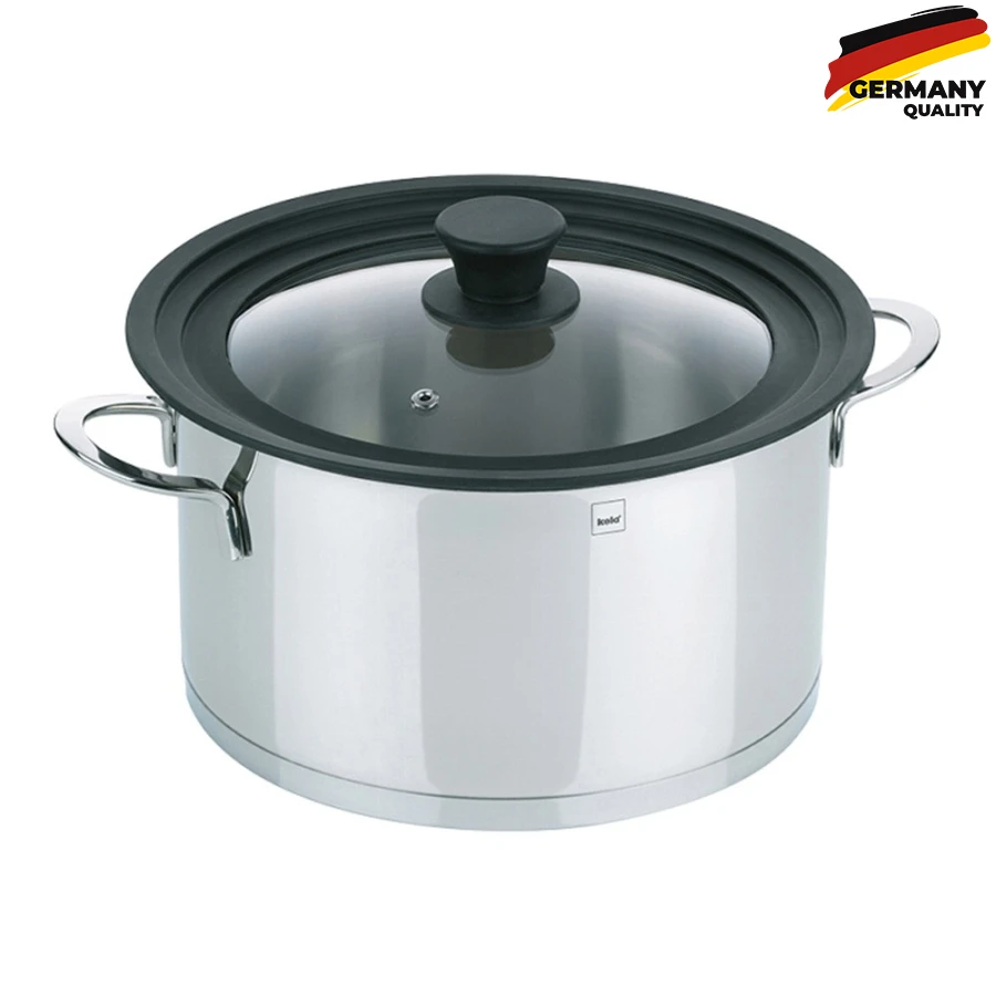 11440 Кришка скляна із силіконовим обідком KELA Concetta (16-20 см) (11440) - 2