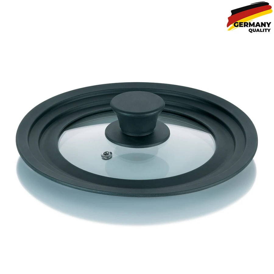 11440 Кришка скляна із силіконовим обідком KELA Concetta (16-20 см) (11440)