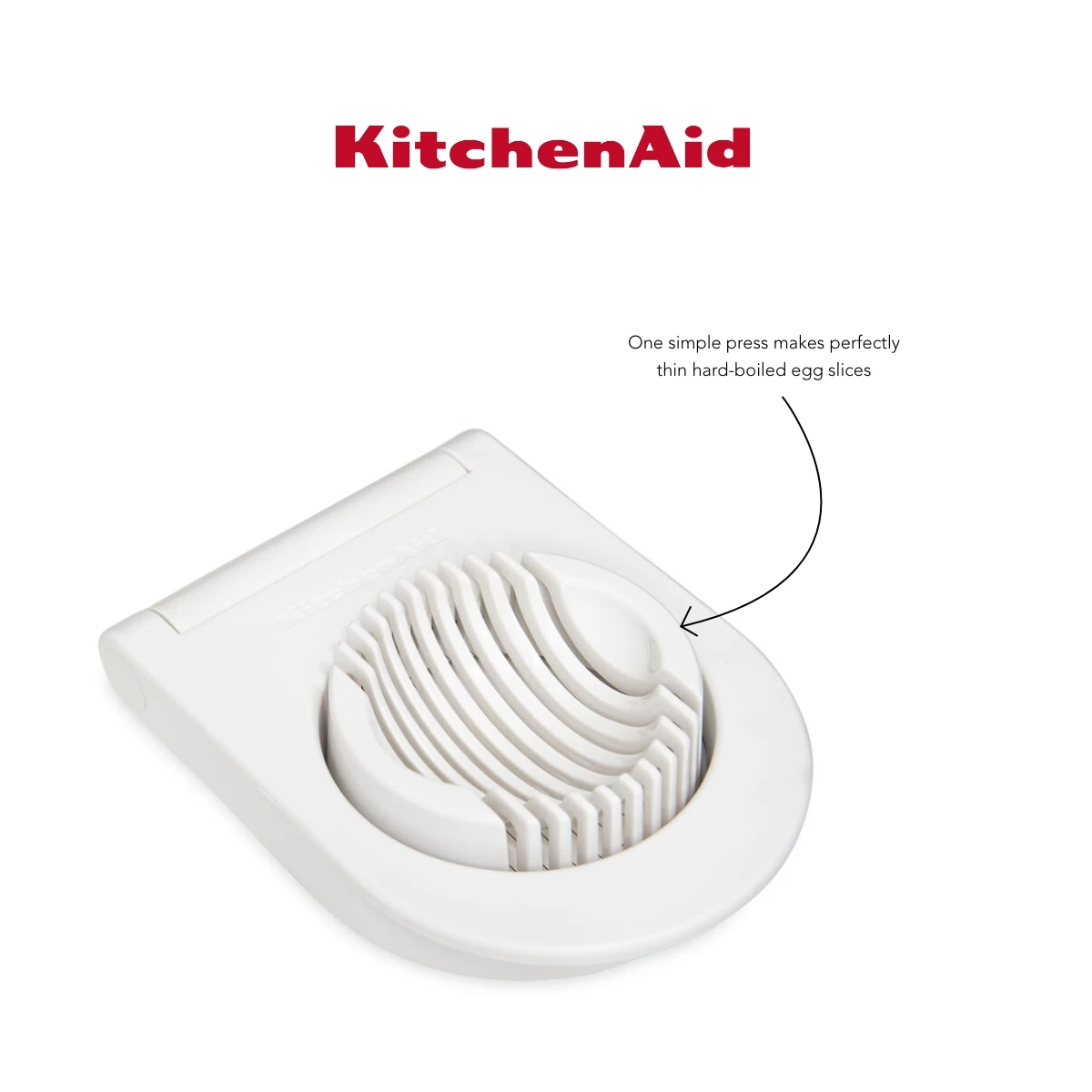 Яйцерізка KitchenAid Universal, 15 см, білий (KQG135OHWHE) - 2