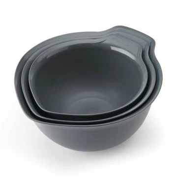 Набір мисок для змішування KitchenAid Coreline, 3 шт, 2,4/3,3/4,3 л, сірий (KQG175OSCGG) Основна інф