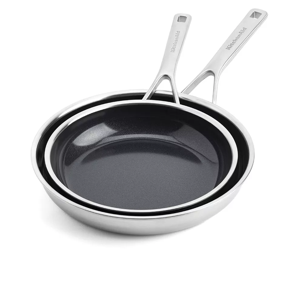 Набір сковорідок KitchenAid MSS, 24+28 см із керамічним покриттям (CC006066-001)