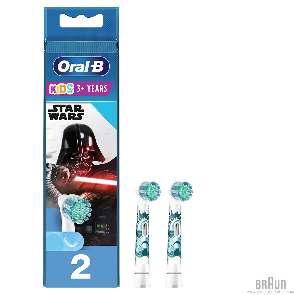 Насадка для електричної зубної щітки BRAUN Oral-B Star Wars EB10S Extra Soft (2)