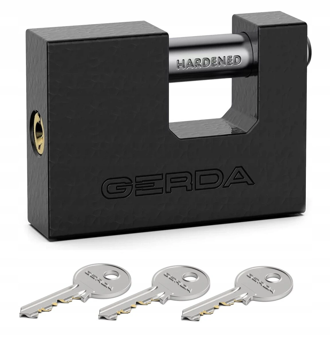 GERDA Замок навісний  KZТ - 60 П-образний (чавун)