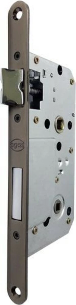 ALFA Замок врезной 72/50 мм WC античная бронза АВ б/отв. - 2