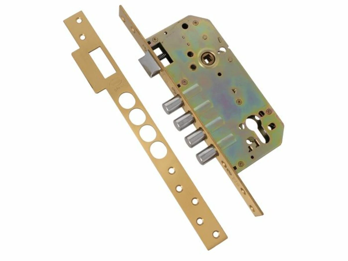 Amig Замок 4 ригеля мод.100 BASE - 50/85 матова латунь - 2