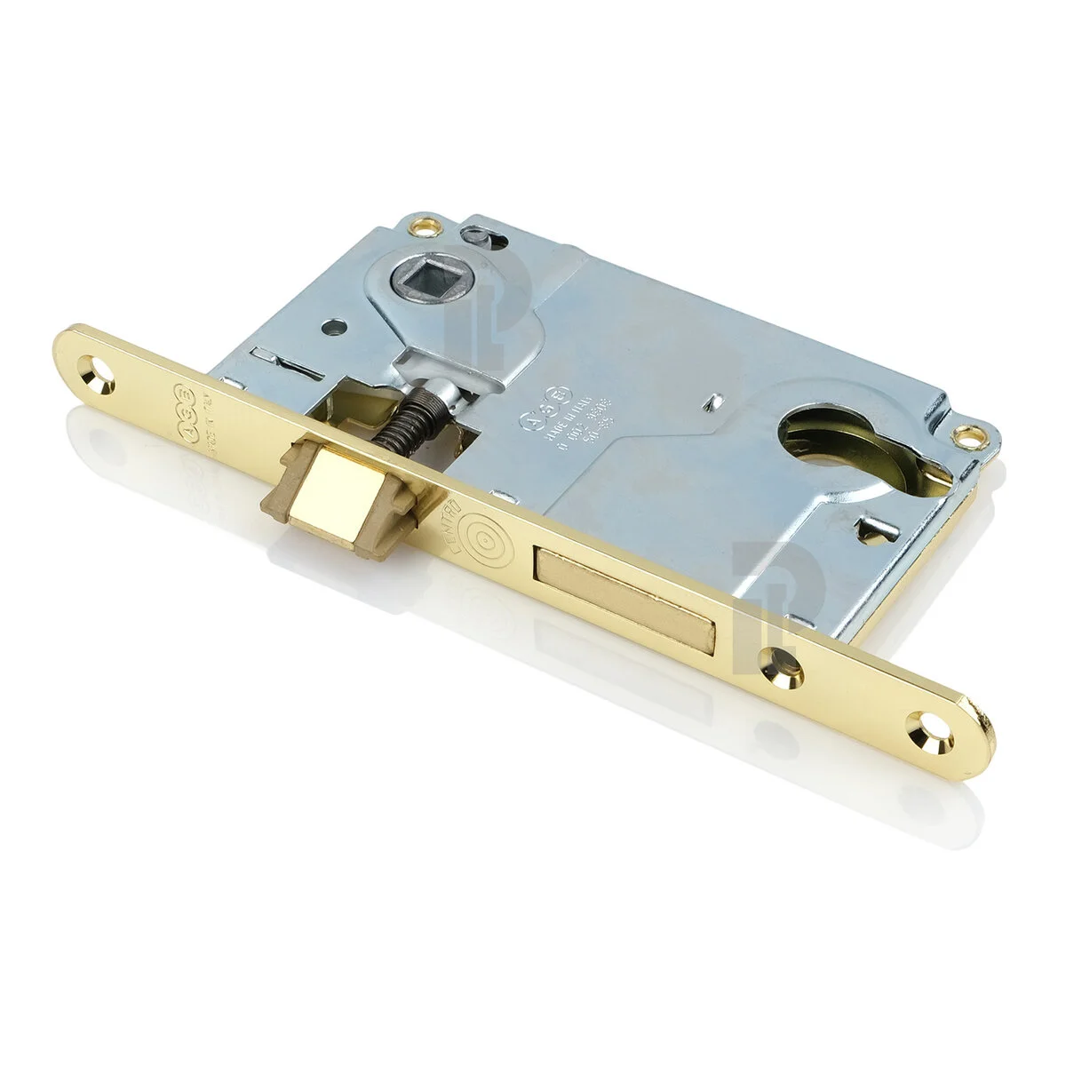 Замок AGB Centro B01025.50.03 кабінетний PZ Латунь