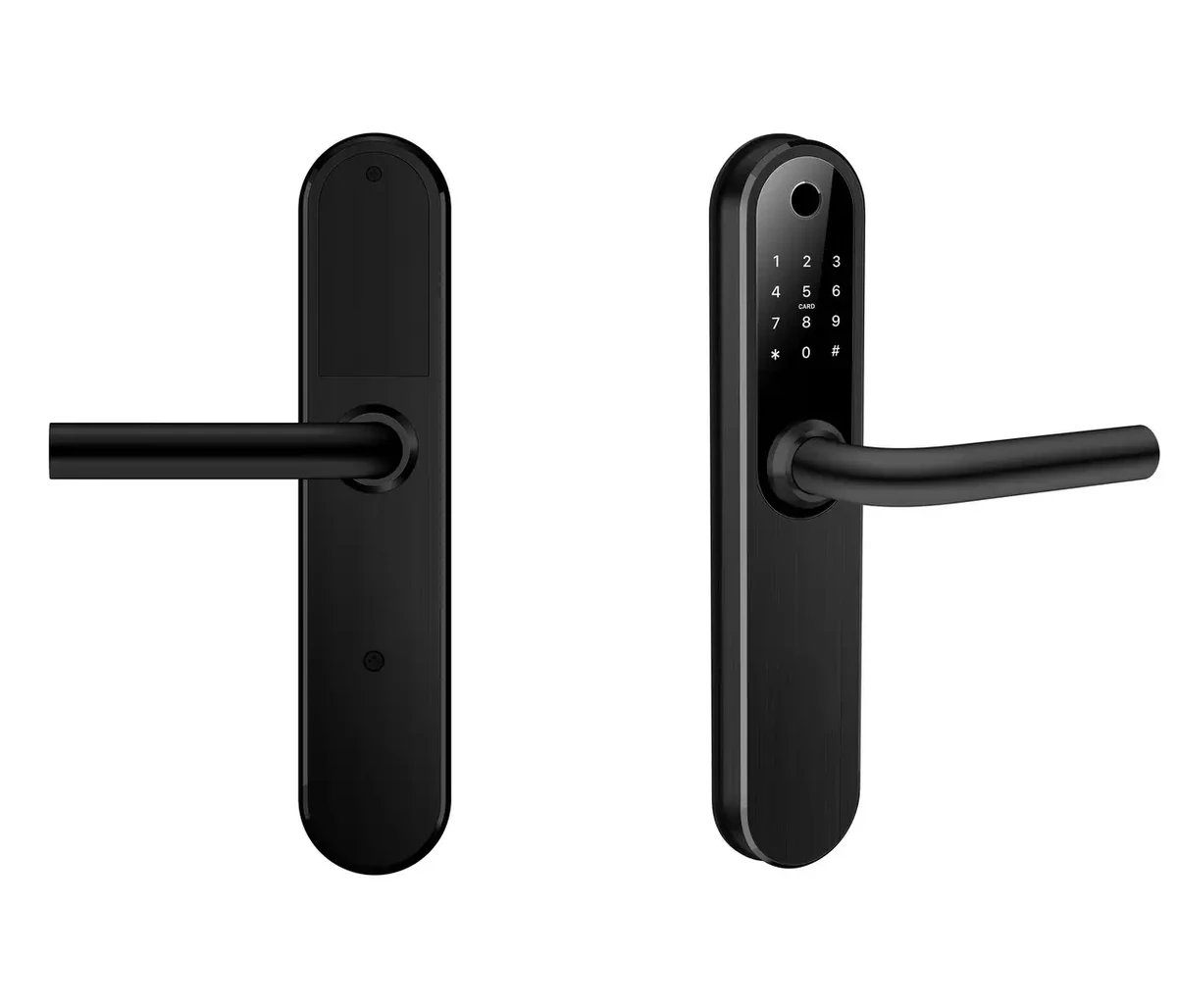 Розумний замок SEVEN LOCK SL-7768BF (85мм) black (Без врізної частини) - 2