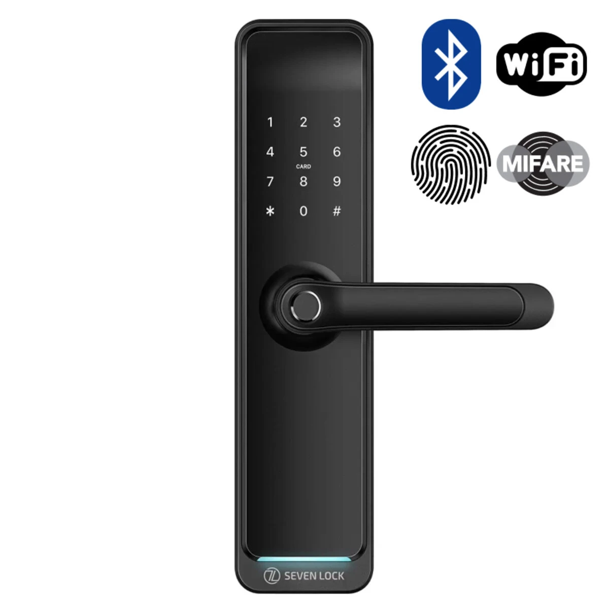 Розумний замок SEVEN LOCK SL-7767BFW (Врізна частина 252RAV)