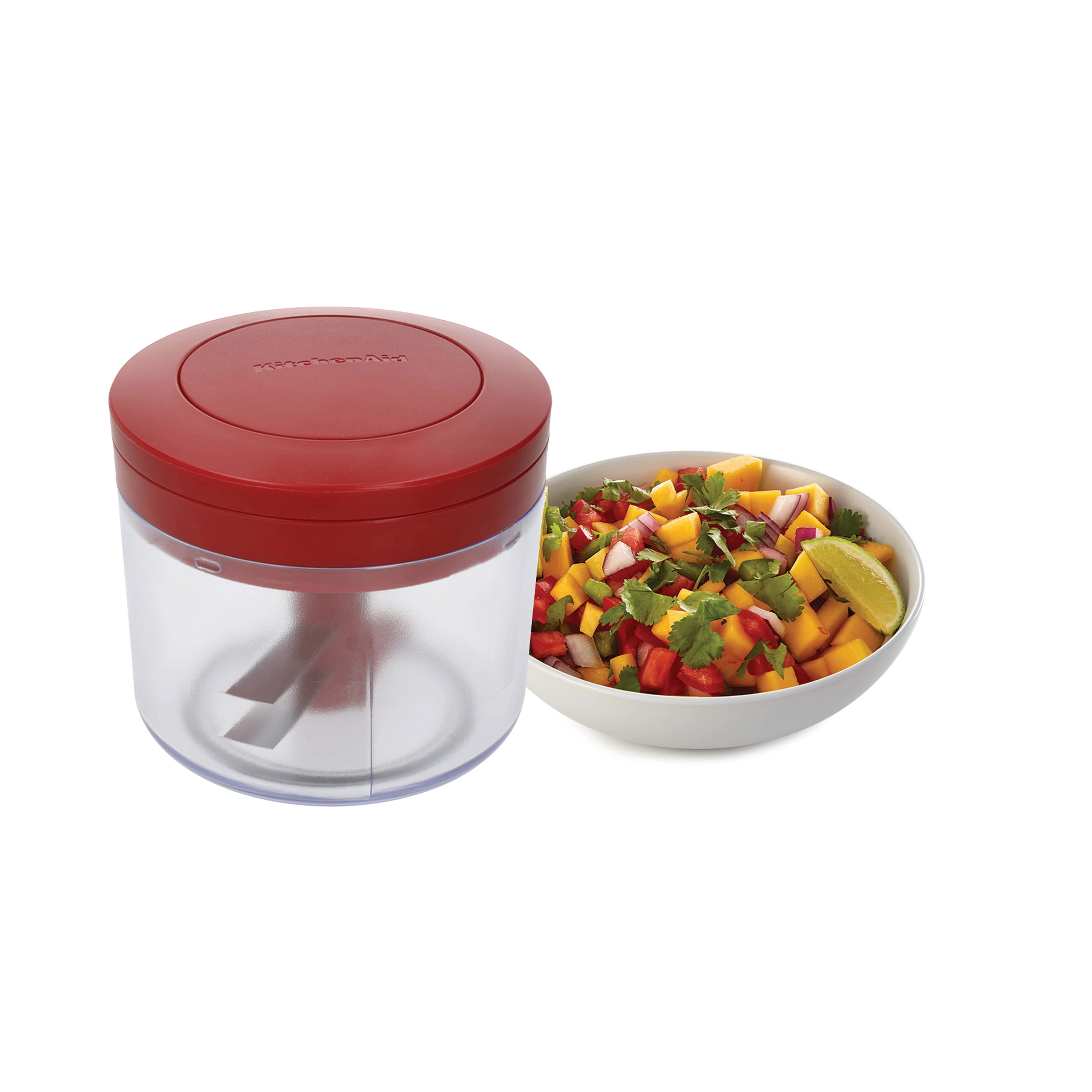 Подрібнювач KitchenAid Universal ручний, 720 мл, червоний (KQG153BXERA) - 2