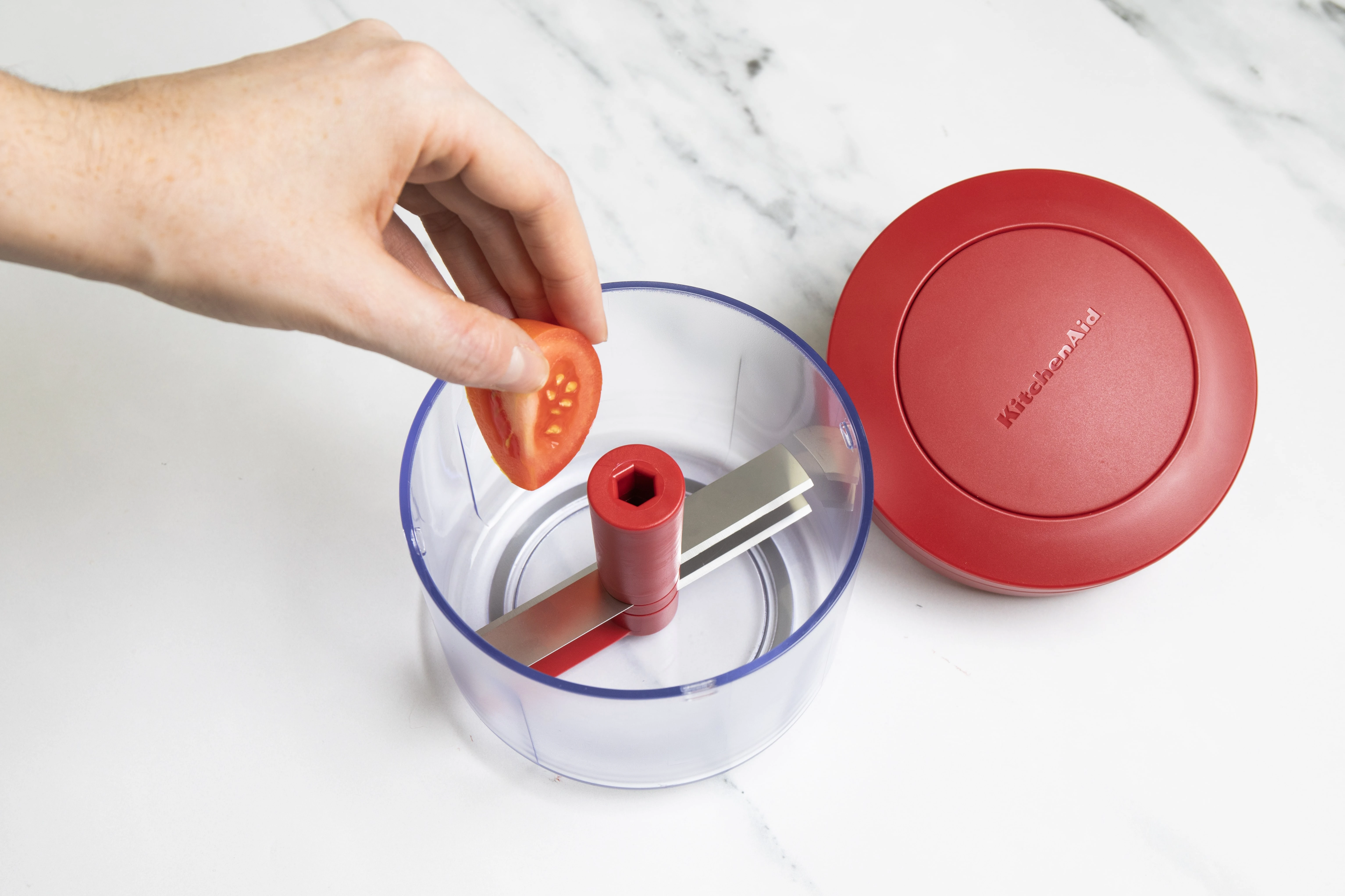 Подрібнювач KitchenAid Universal ручний, 720 мл, червоний (KQG153BXERA) - 3