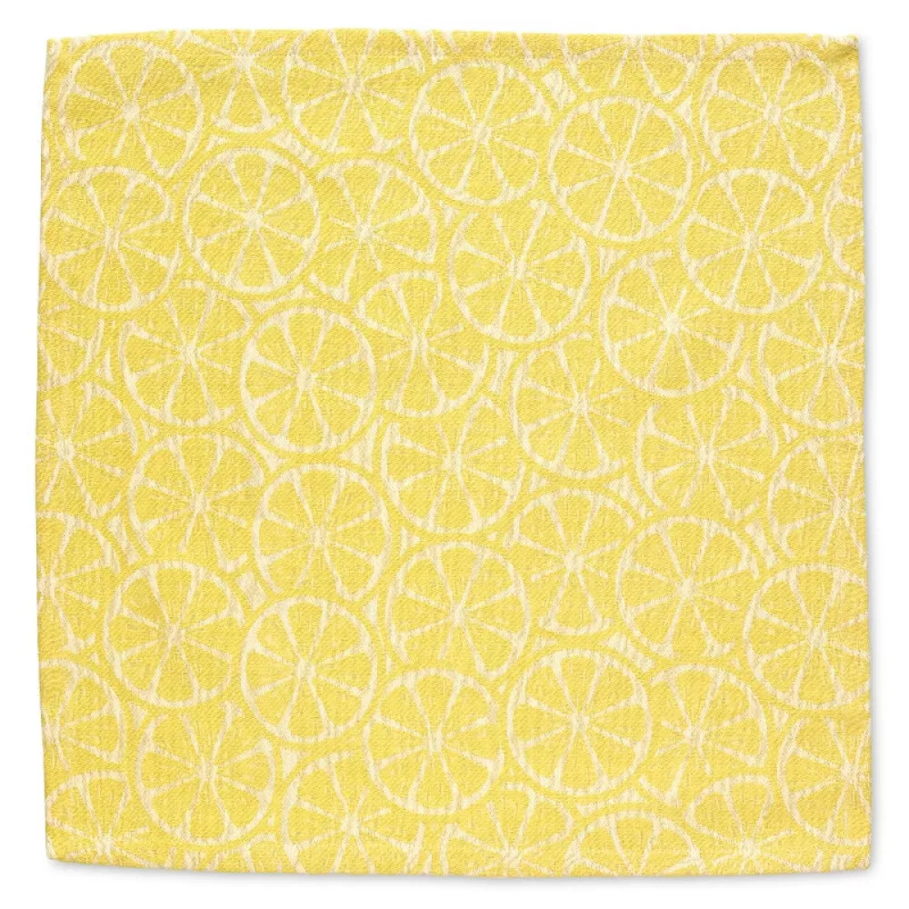 Серветка сервірувальна KELA Citrus, жовта, 40x40 см (12464)