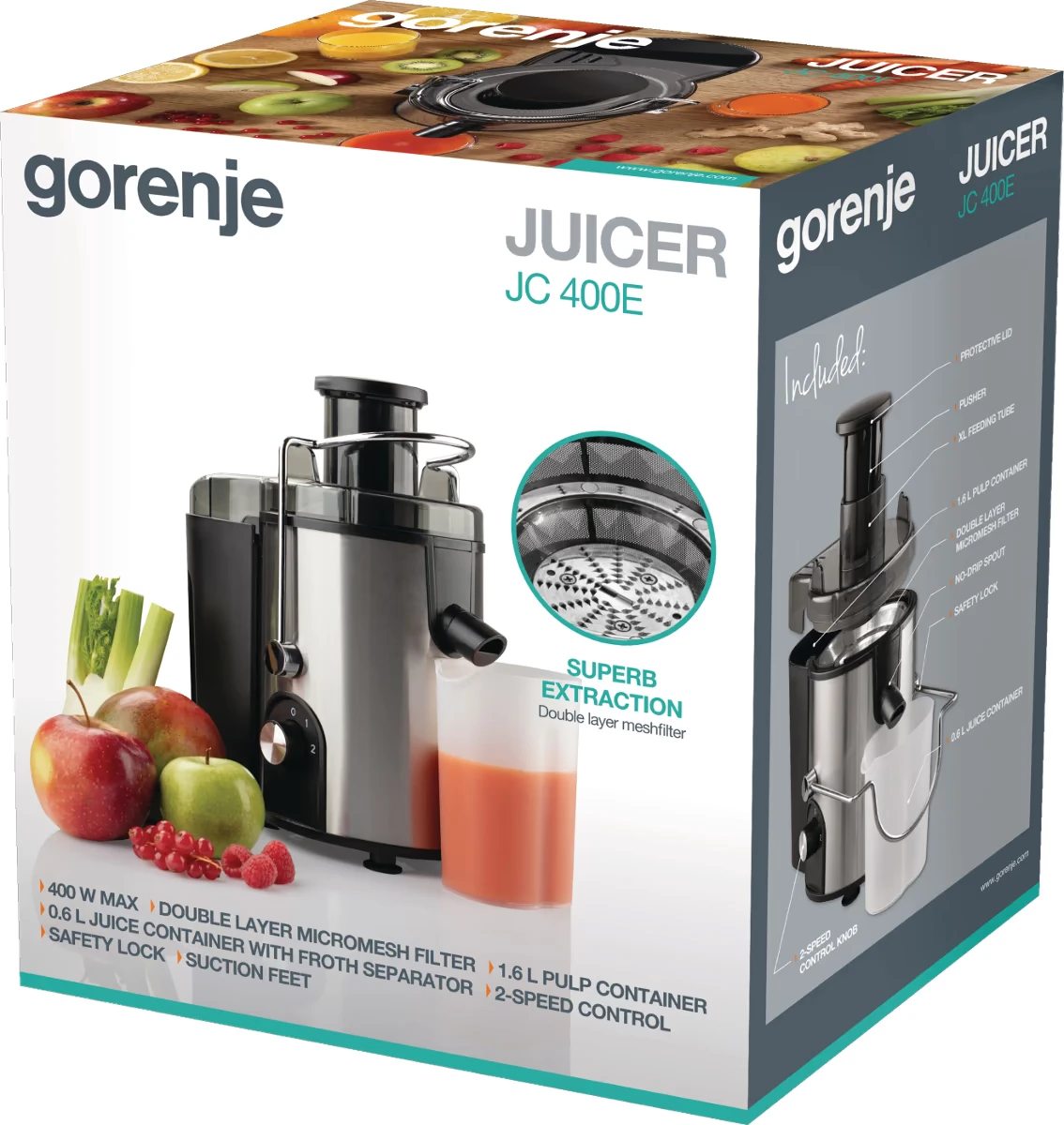 Соковитискач GORENJE JC 400 BE - 3