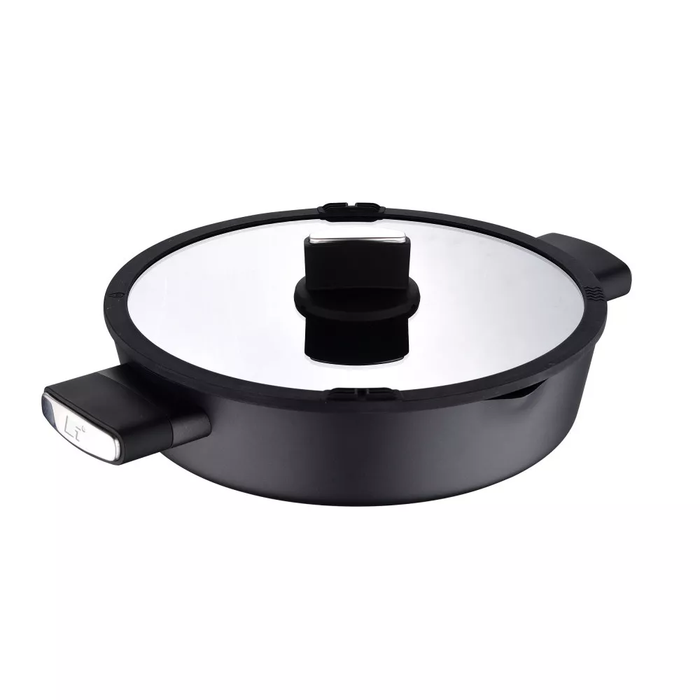 BG-35913-BK Сотейник з кришкою Bergner Ion plus, 28 см (BG-35913-BK)