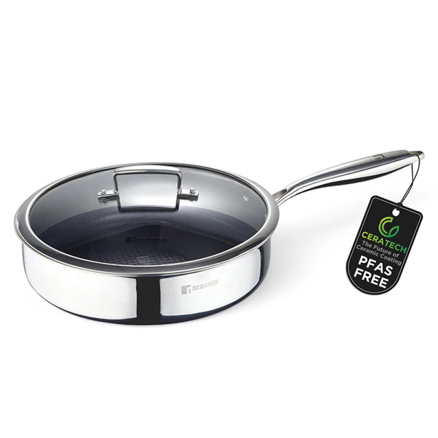 Сотейник з кришкою Bergner Steelblue, 28 см