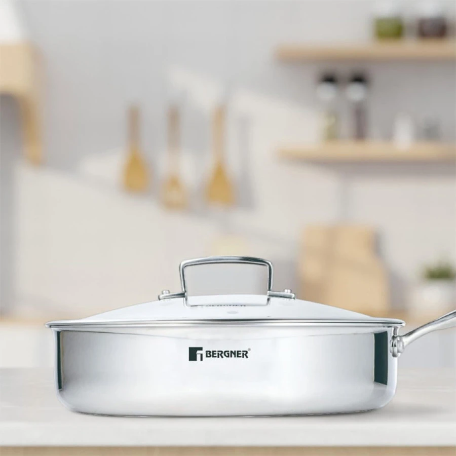 Сотейник з кришкою Bergner Steelblue, 28 см - 2