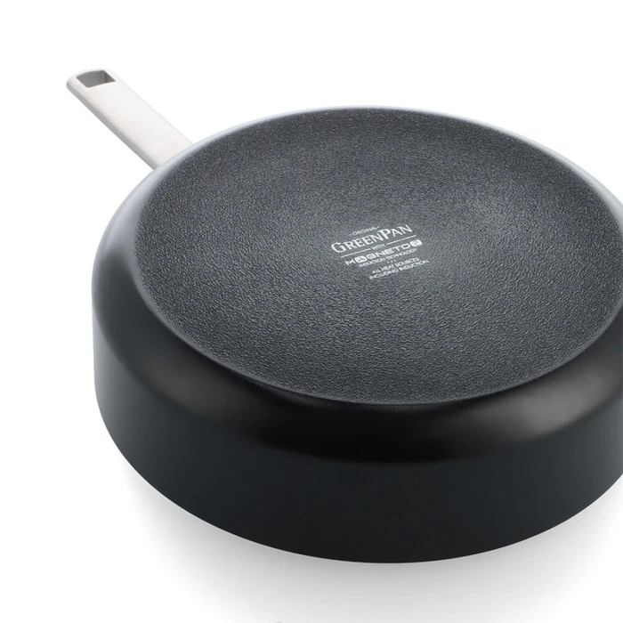 Сотейник із кришкою GreenPan Evolution, 26 см, 3,7 л з керамічним покриттям, чорний (CC007086-001) - 3