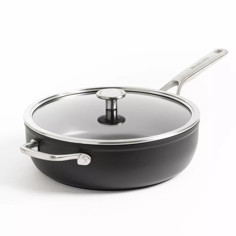 Сотейник з кришкою KitchenAid FHA, 28 см з керамічним покриттям (CC005697-001)