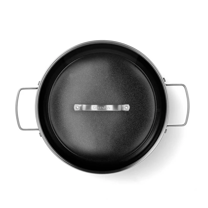 Сотейник з кришкою GreenPan Chef's Collection 28 см, 3,5 л, з керамічним покриттям (CC007736-001) - 2