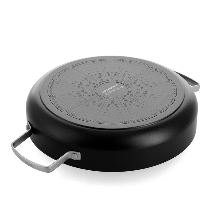 Сотейник з кришкою GreenPan Chef's Collection 28 см, 3,5 л, з керамічним покриттям (CC007736-001) - 3