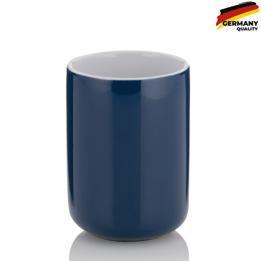 20509 Склянка для зубних щіток KELA Isabella, синьо-білий, 10х7.5 см (20509)