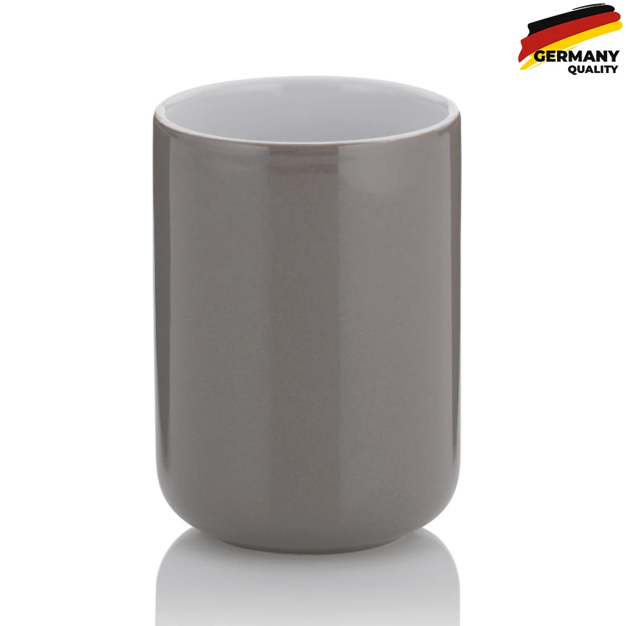 20505 Склянка для зубних щіток KELA Isabella, кашемірово-коричневий, 10х7.5 см (20505)