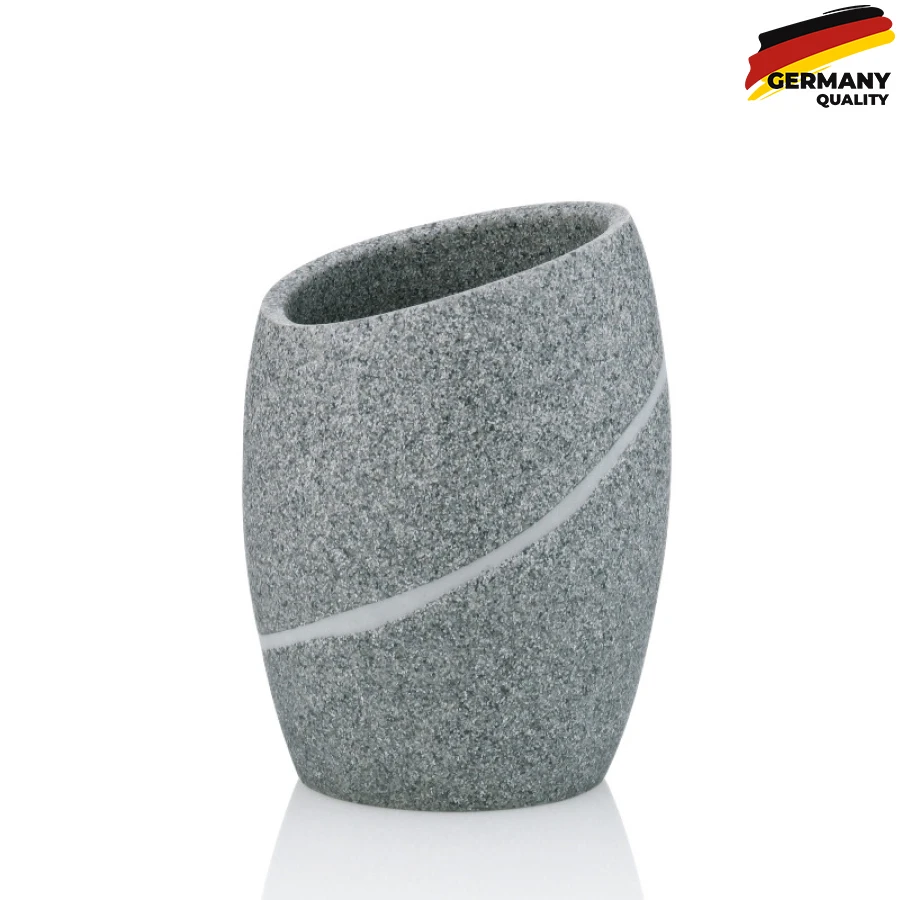20256 Склянка для зубних щіток KELA Talus, сірий, 11х8 см (20256)