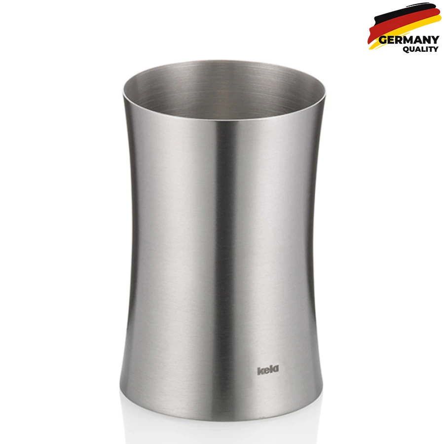 18292 Склянка для зубних щіток KELA Elegance, срібляста, 10х6.5 см (18292)