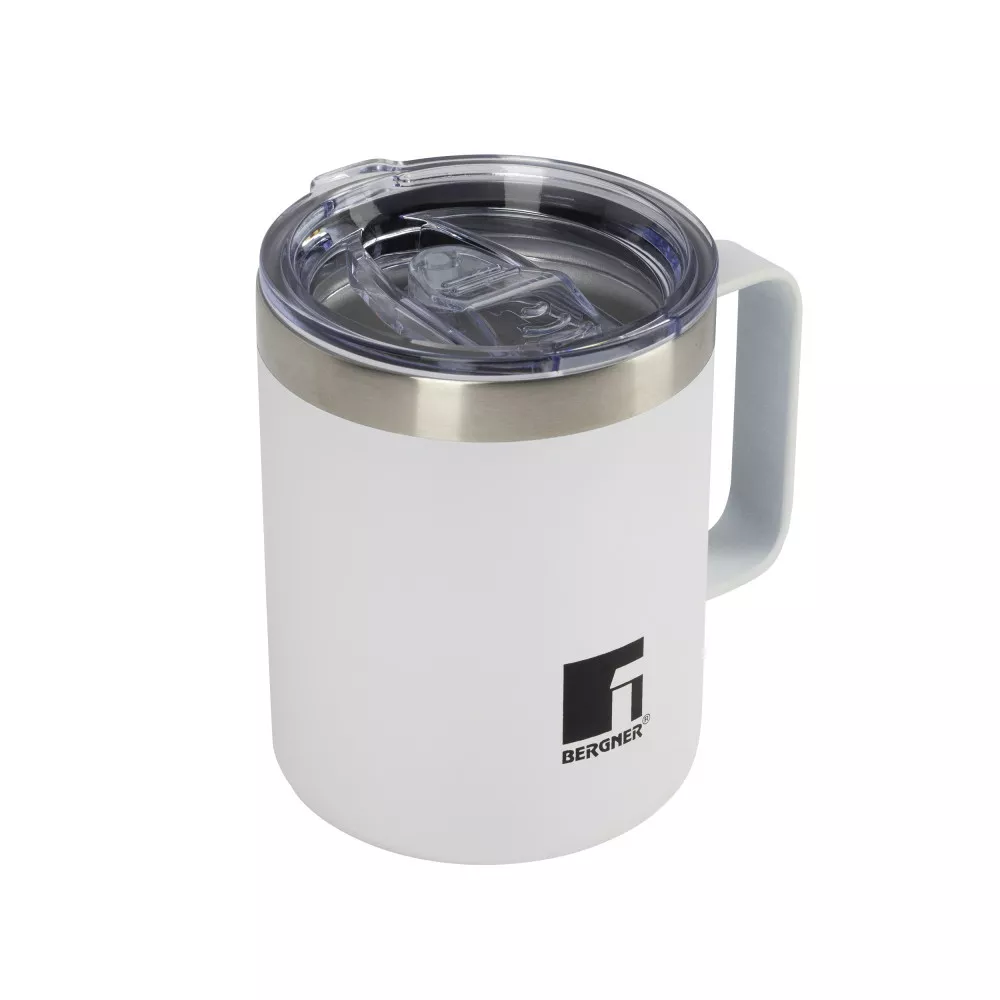 BG-37788-WH Термокухоль Bergner Coffee & tea lovers, 350 мл (BG-37788-WH)