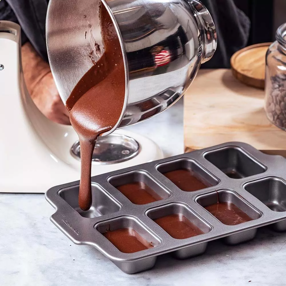 Форма для випікання кексів KitchenAid, на 8 шт, прямокутної форми (CC006068-001) - 3