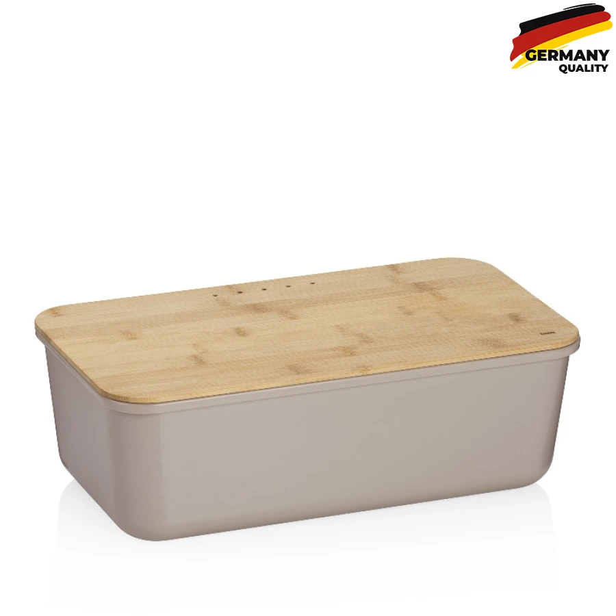 12637 Хлібниця KELA Apart, світло-сіра, 38х21х12.5 см (12637)