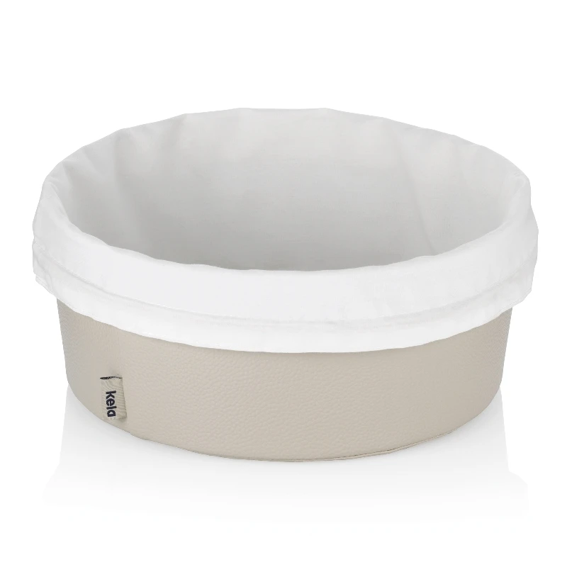 Хлібниця-кошик KELA Grana, Ø 28х11 см, сріблясто-сіра