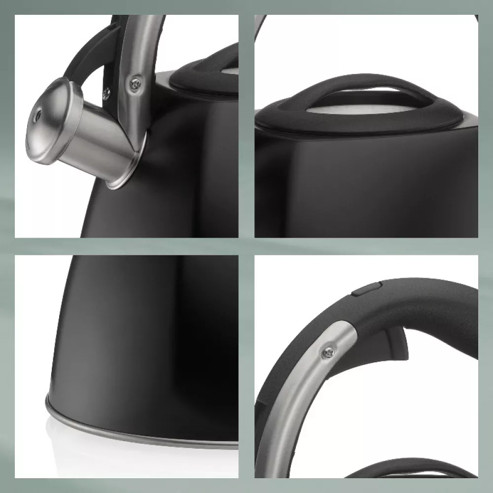 Чайник KELA Vitus, чорний, 2,4 л (12079) - 2