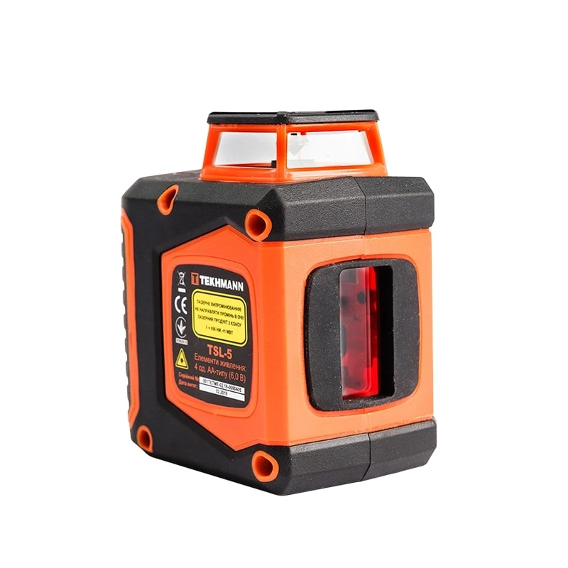 Нівелір лазерний Tekhmann TSL-5 до 10м ±0.4мм/м червоний промінь - 2