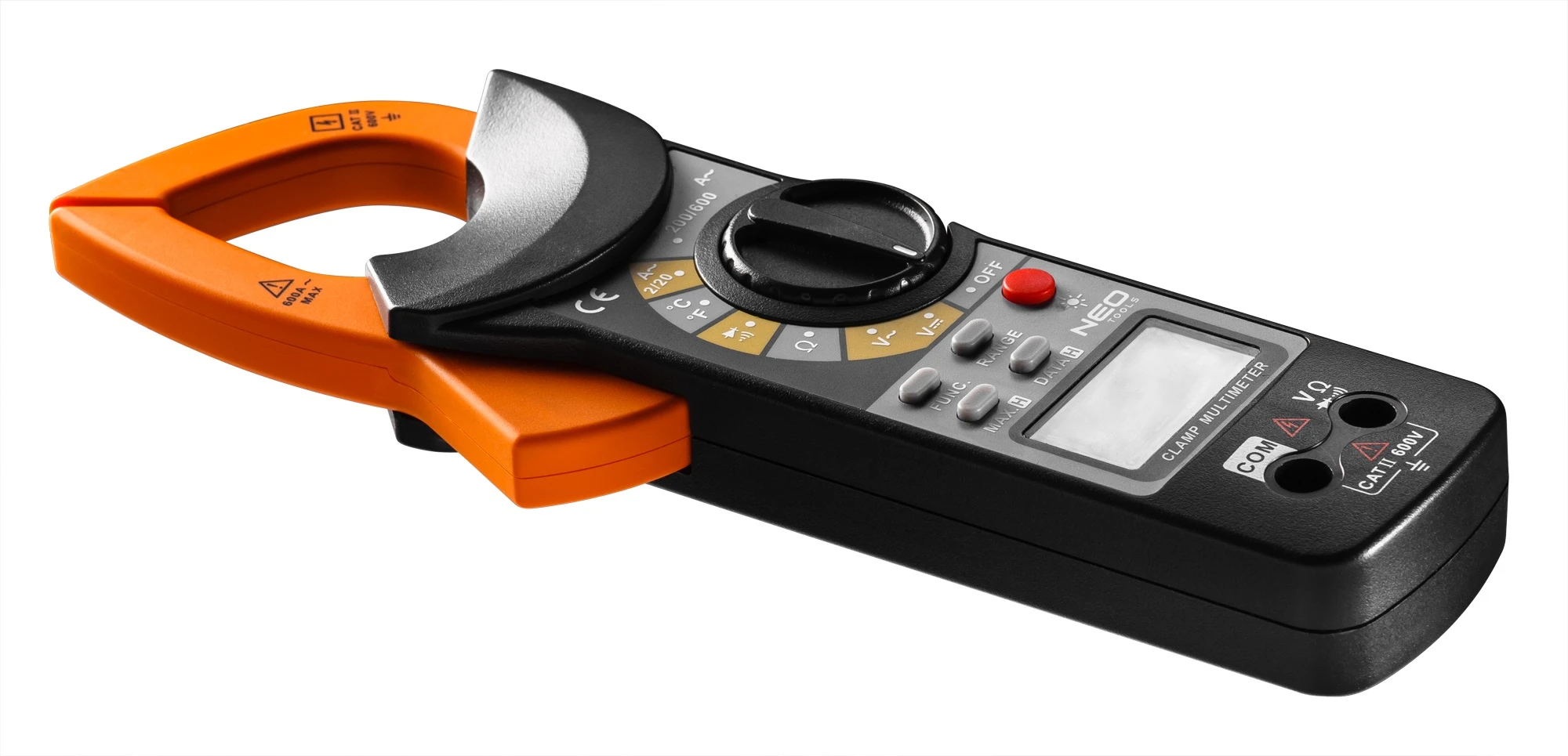 Кліщі електровимірювальні Neo Tools, 0-600В, діаметр дроту до 37мм, РК дисплей з підсвічуванням, чох