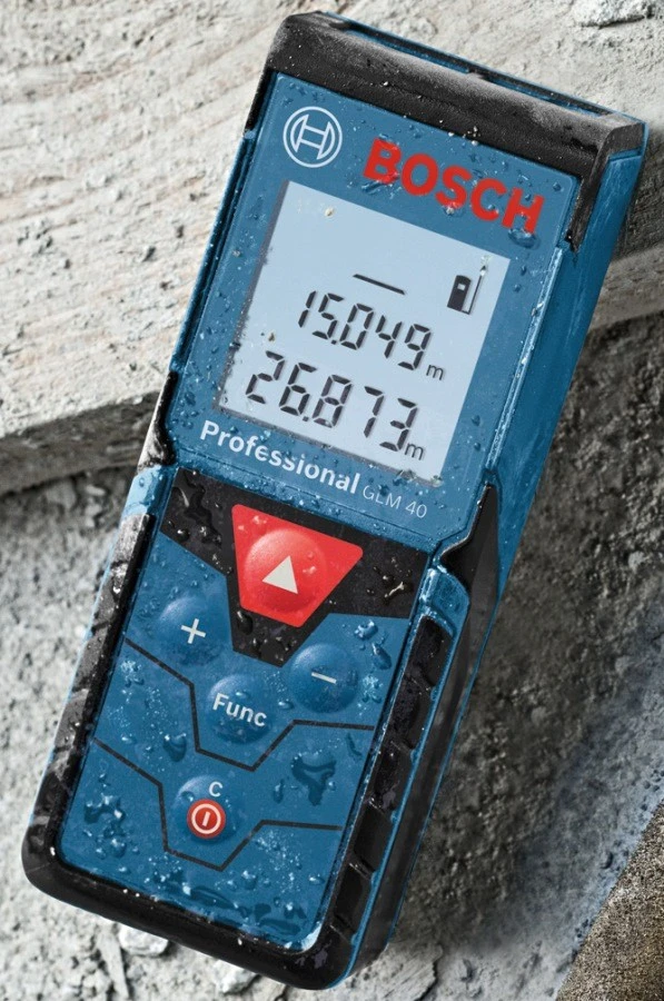 Далекомір лазерний Bosch Professional GLM 40, 0.15-40м, ±1.5мм, 0.1кг - 2
